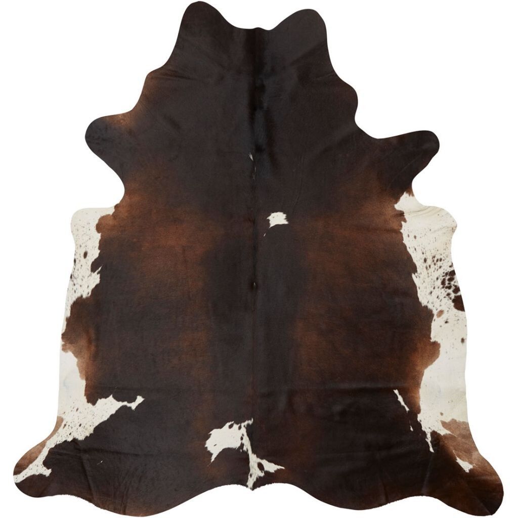 Cow Hide Rug | Dark Brown/Red | 3,1 sqm
