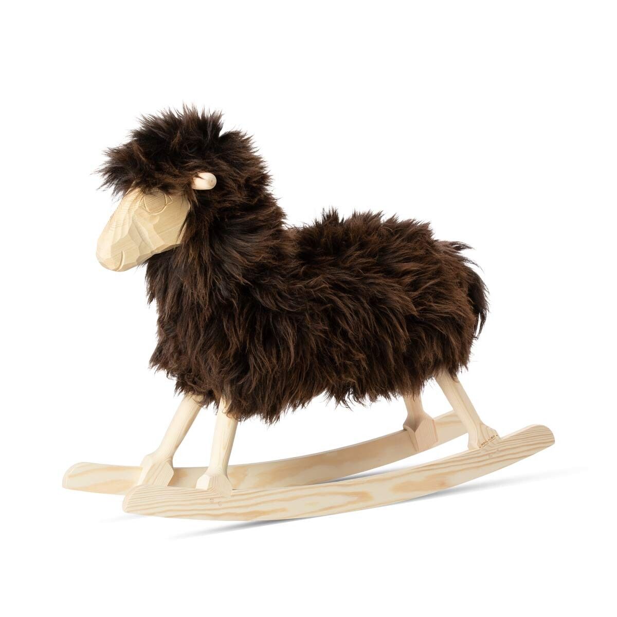 Rocking Sheep Short Wool | L85xW25xH60 cm | Large