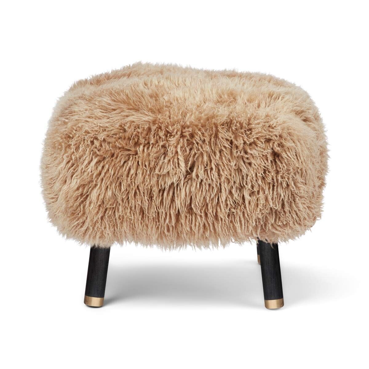 Emil Foot Rest | Long Wool Honey