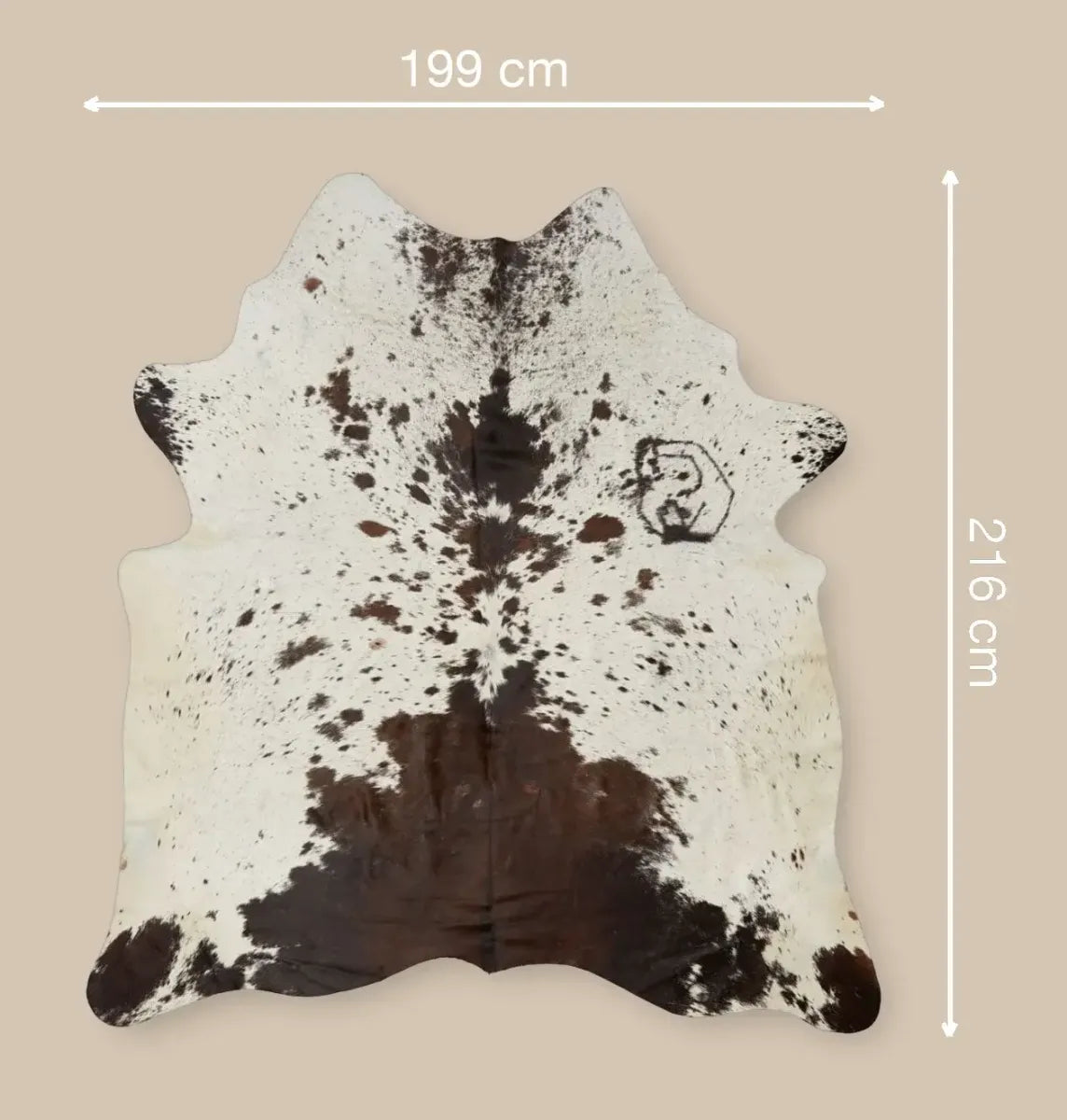 Cow Hide Rug | Dark Brown/Red | 3,2 sqm Dark Brown/Reddish