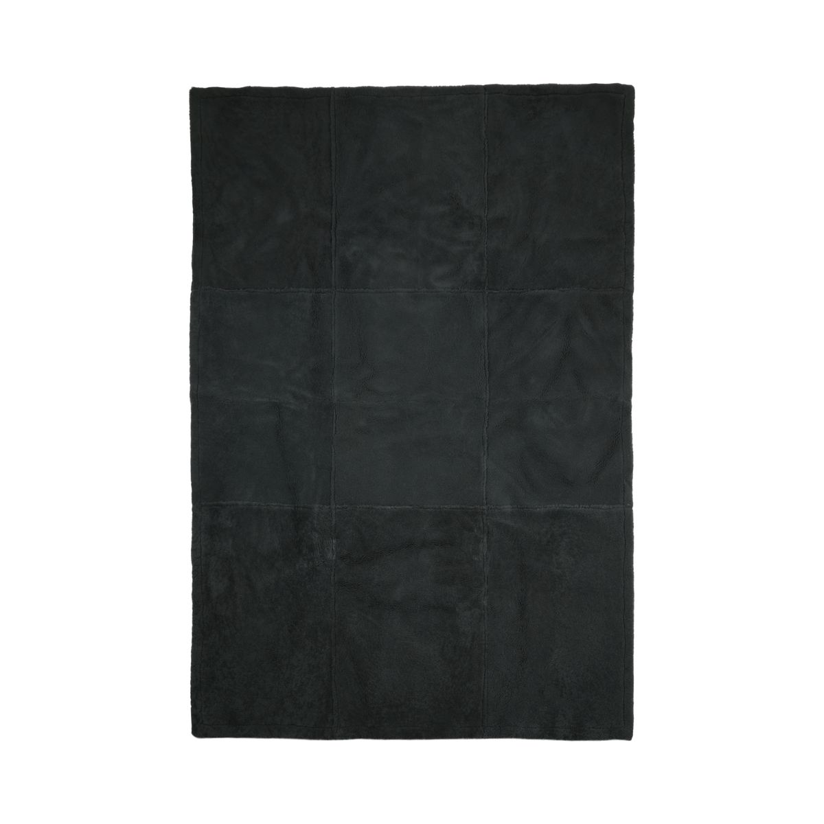 Addison Throw | Double Face Sheepskin | Short Wool Blue Grey