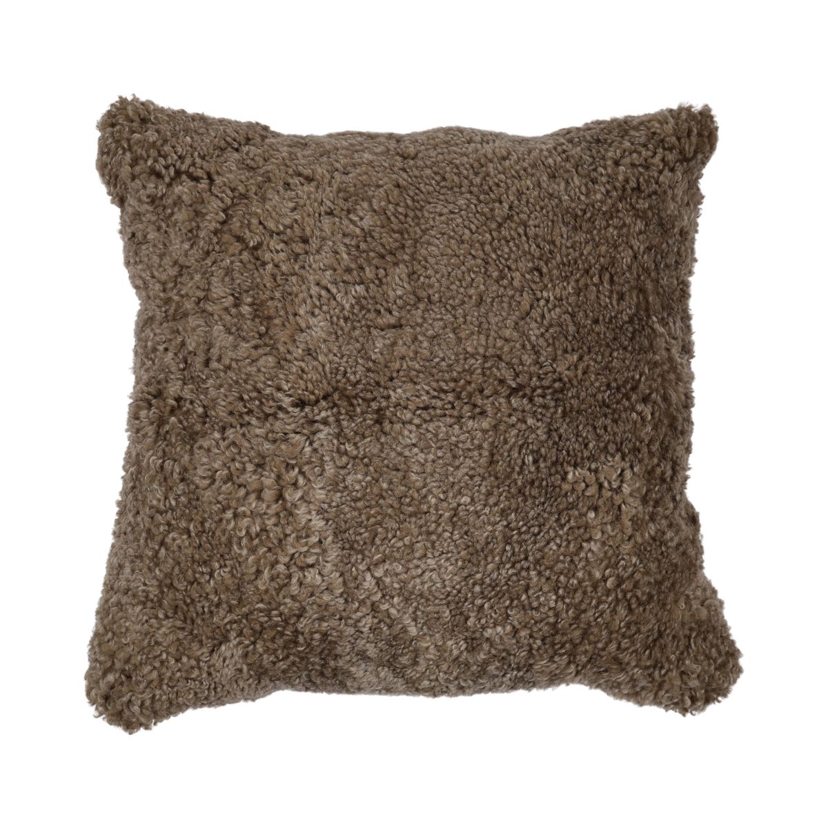 Sheepskin Cushion | Short Wool | New Zealand | 50x50 cm Mushroom