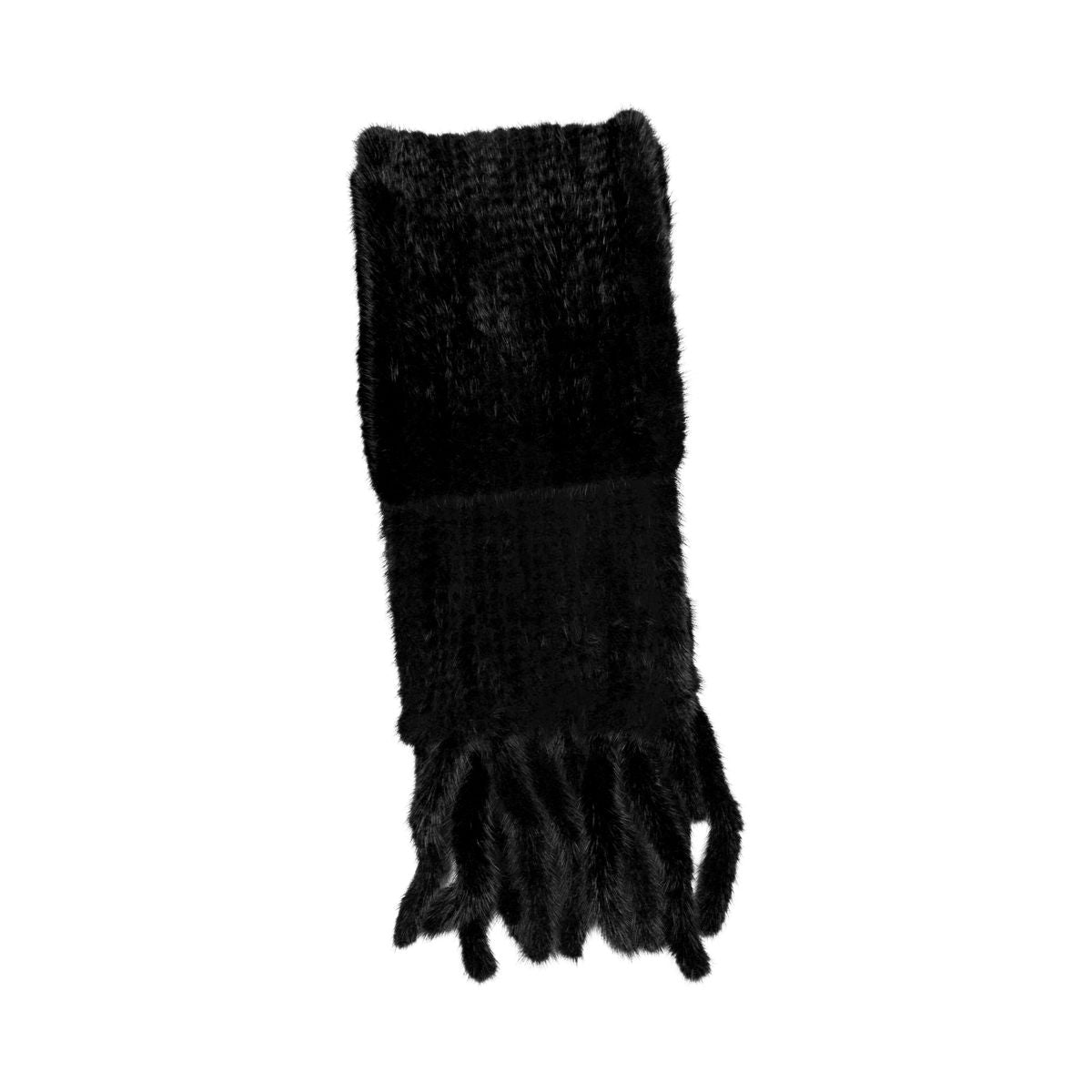 Mink Scarf Black