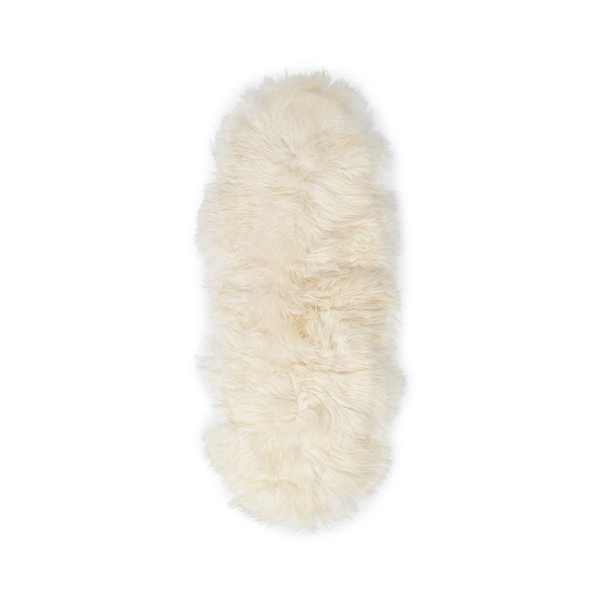 Double Icelandic Sheepskin | Natural Colors | Long Wool |180 cm Off White