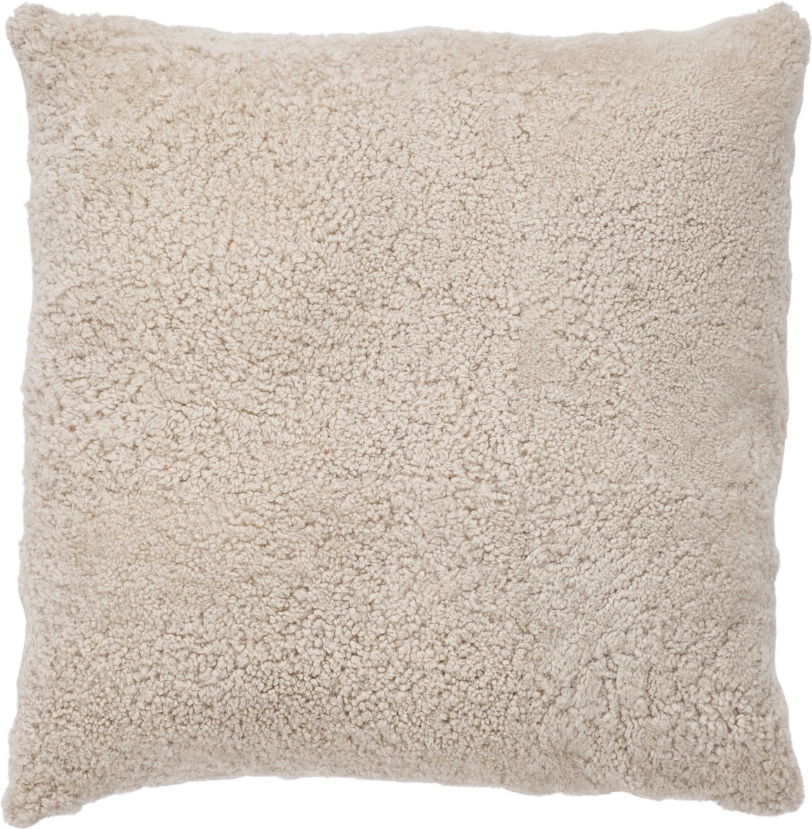Maxi Float Cushion | Short Wool | 90x90 cm Pearl