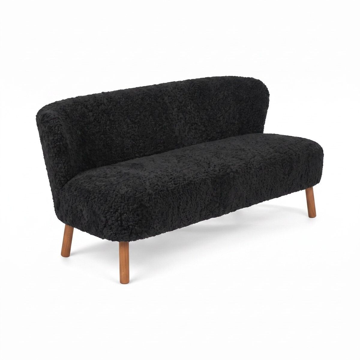 Emanuel 2 seater Sofa Black