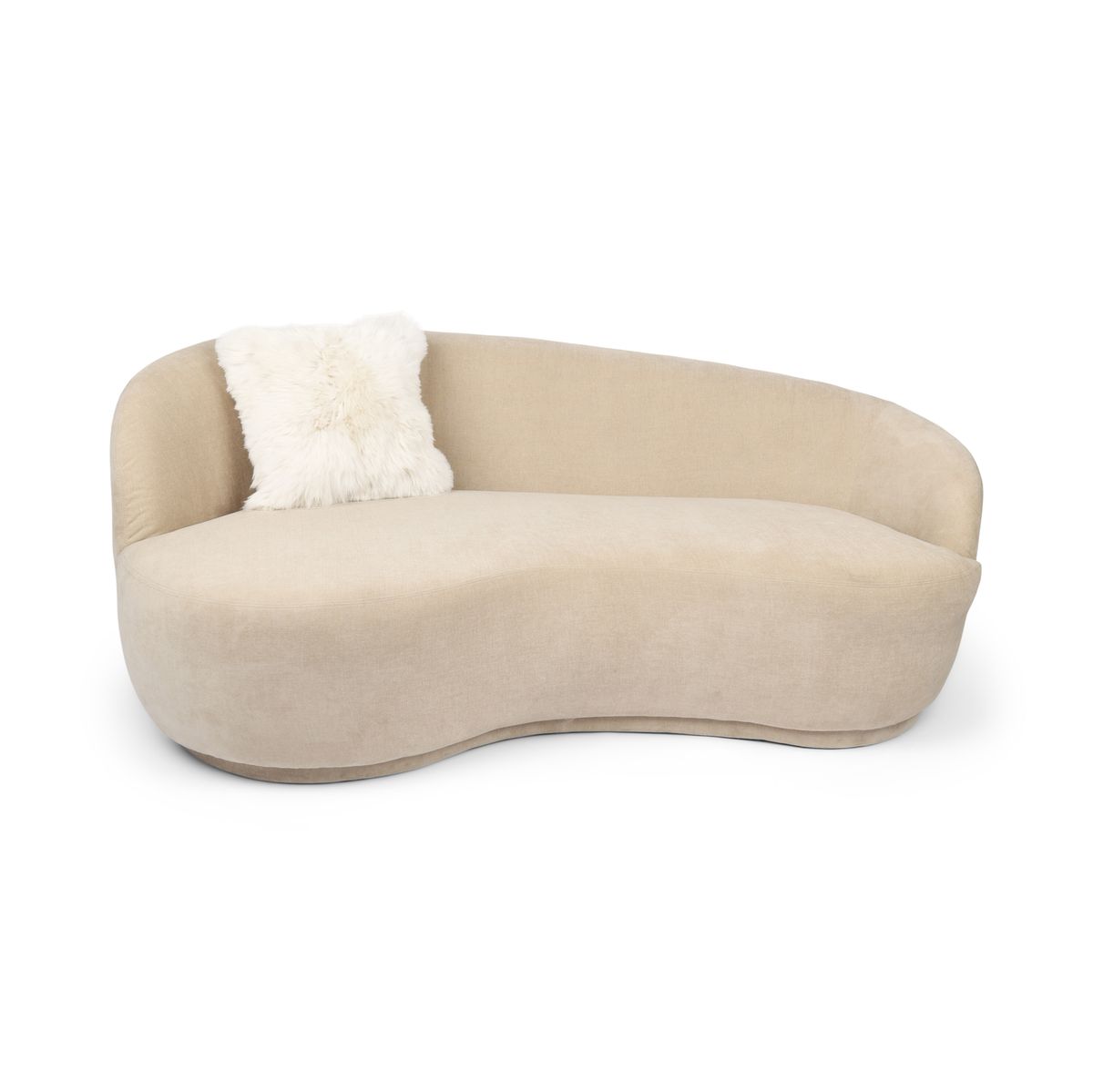 Cushion Cover | Long Wool | New Zealand | 40x40 cm Ivory