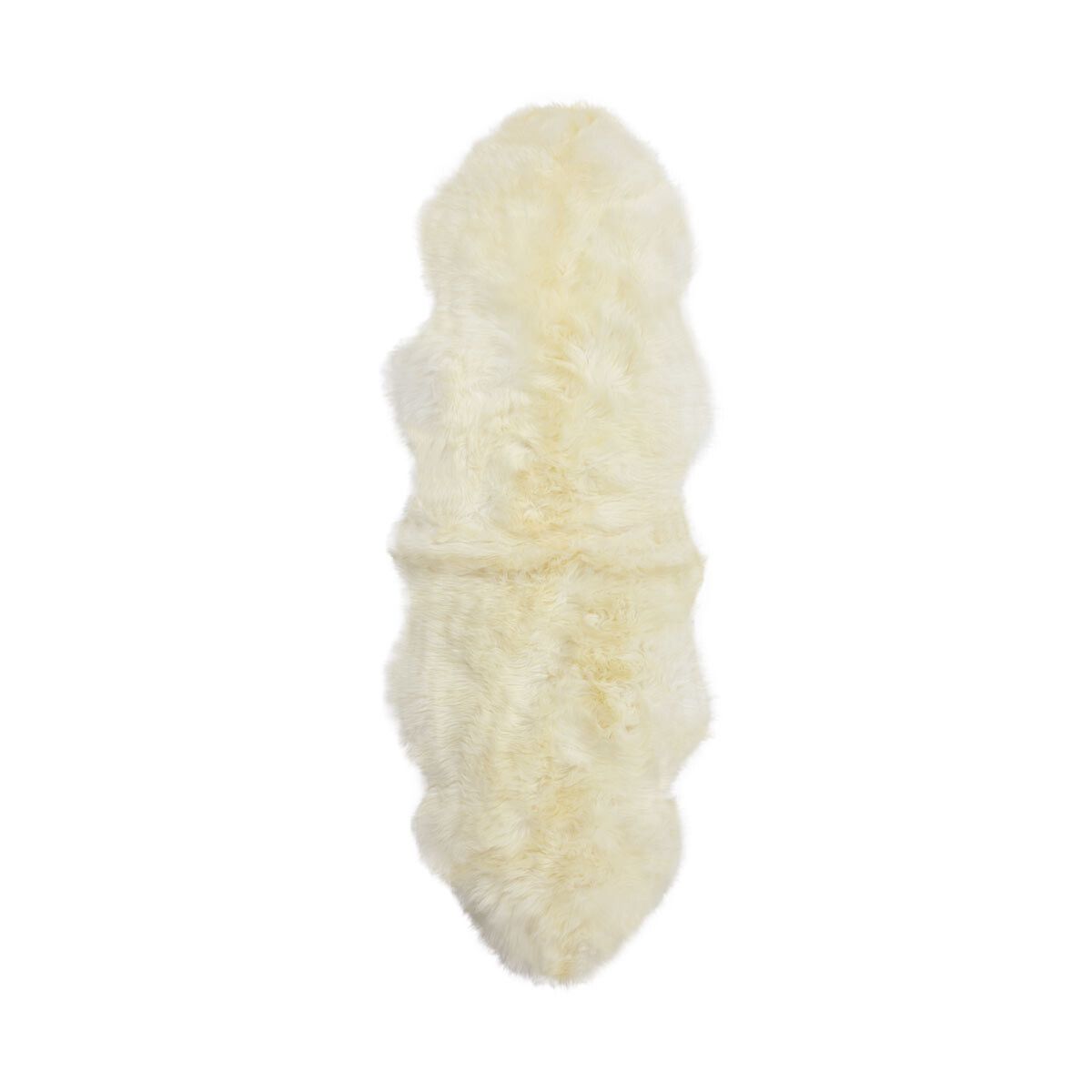 Premium Quality | Double New Zealand Sheepskin | Long Wool | Rug 180 cm Ivory
