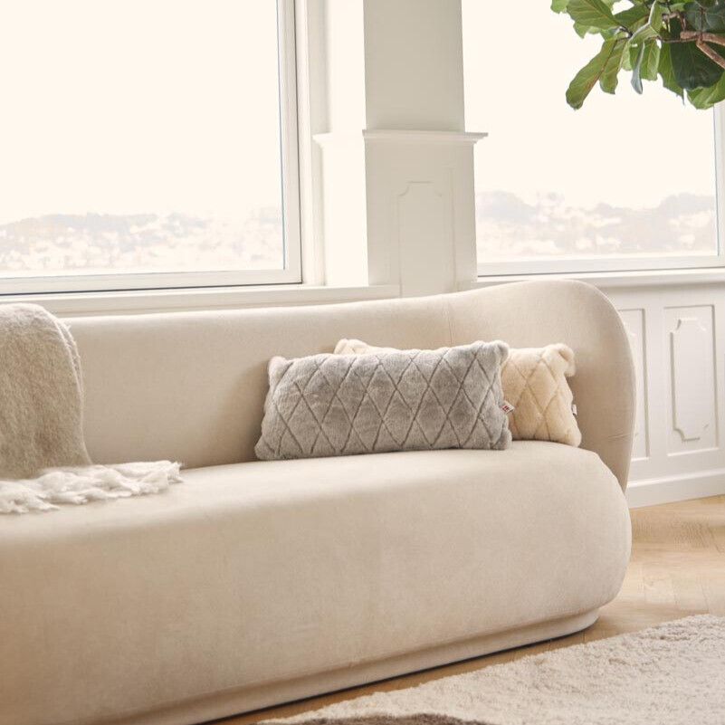 Moccasin Cushion | Doublesided | 28x56 cm Chestnut