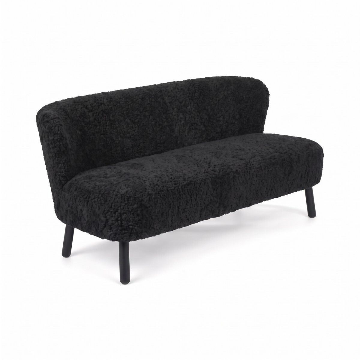 Emanuel 2 seater Sofa Black