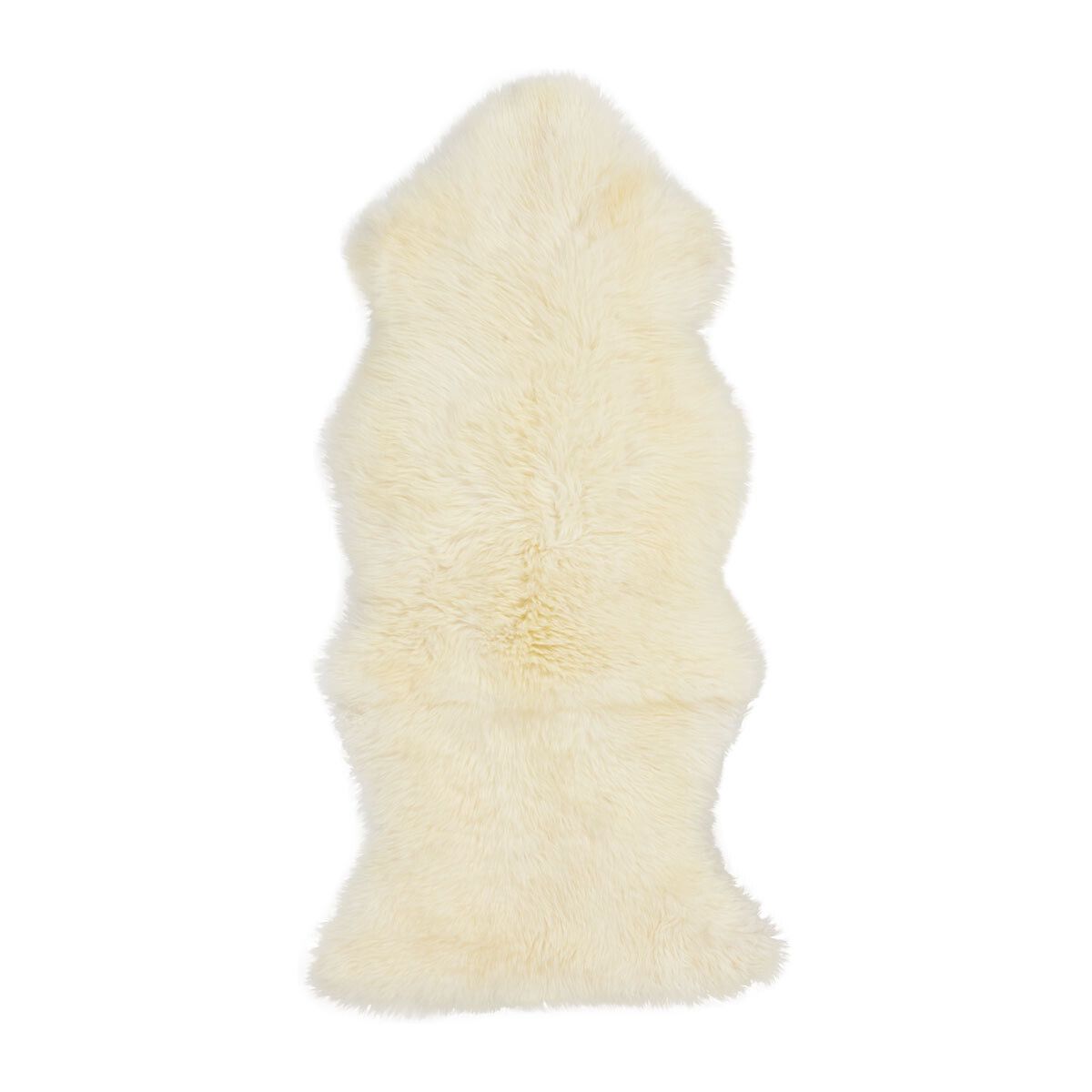 Premium Quality | New Zealand Sheepskin | Long Wool | Rug 135 cm Ivory