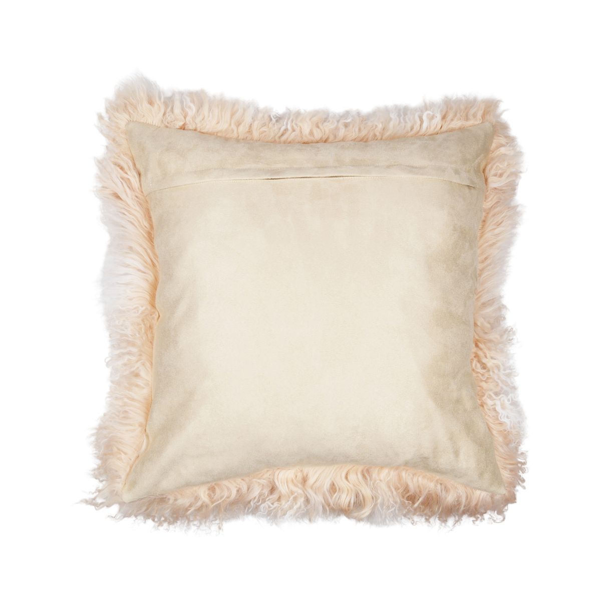 Sheepskin Cushion | Mongolian | 50x50 cm Arctic Sunrise