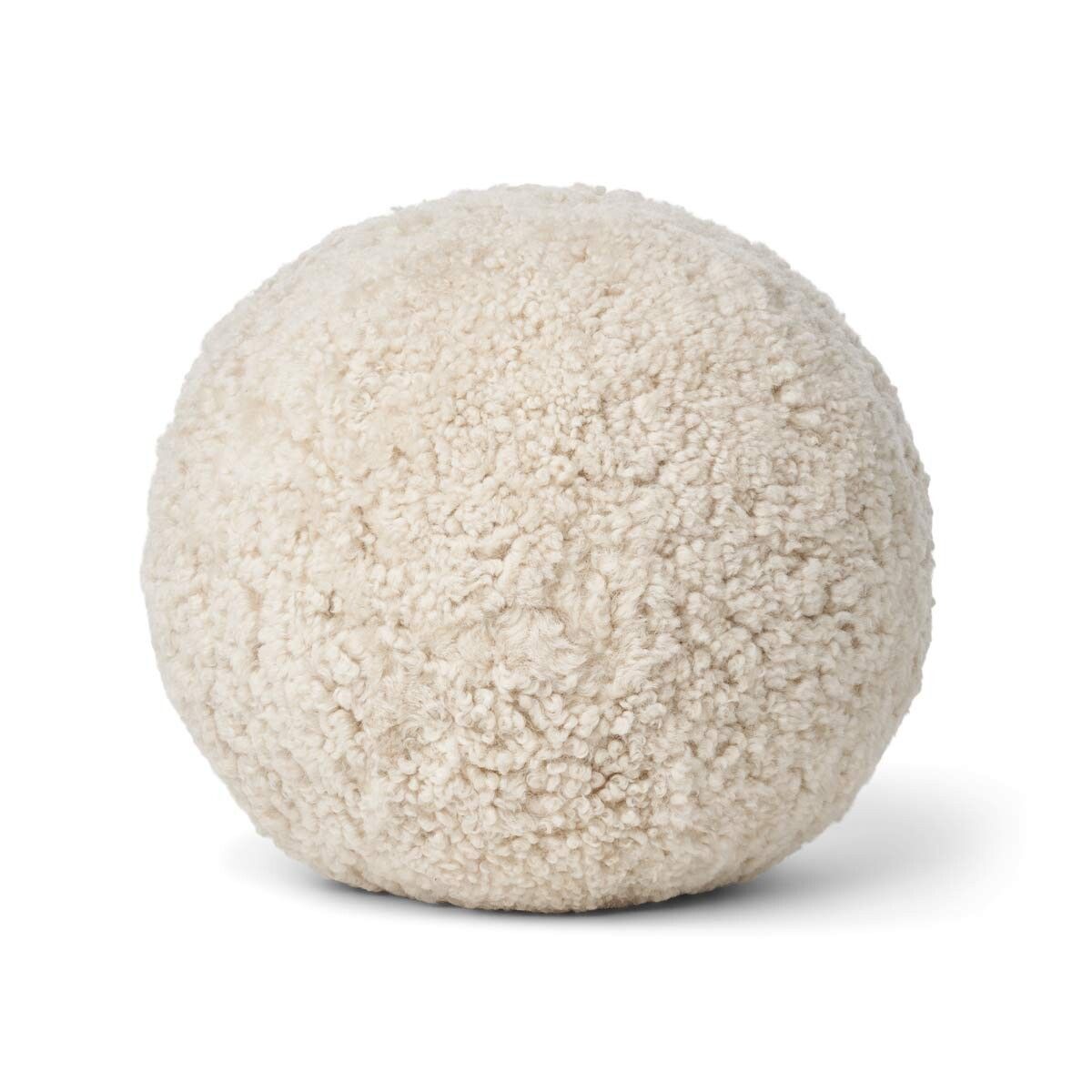 Angelite Cushion | Ø25 cm | Ø30 cm | Ø35 cm | Short Wool Pearl