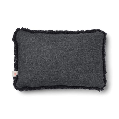 Short-Wool Sheepskin Cushion | 52x52 cm  | 34x52 cm  Charcoal/Anthracite