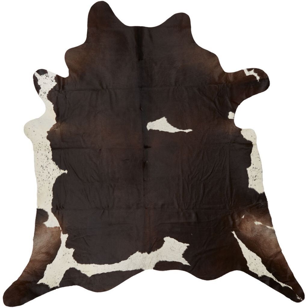 Cow Hide Rug | Dark Brown/Red | 4,36 sqm