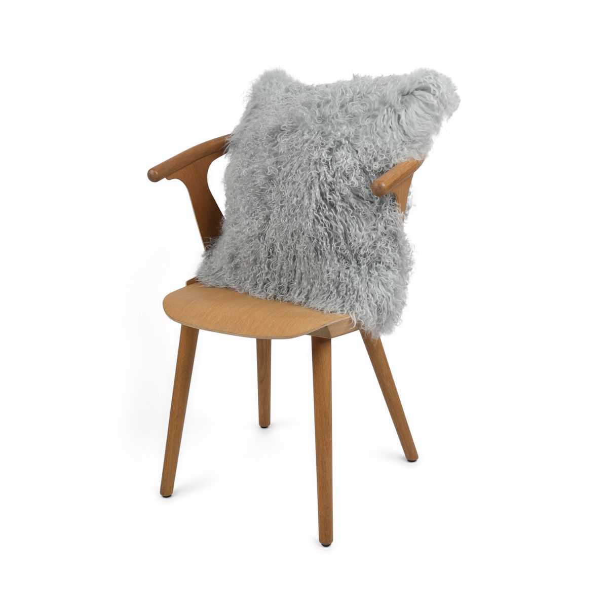 Sheepskin Cushion | Mongolian | 50x50 cm