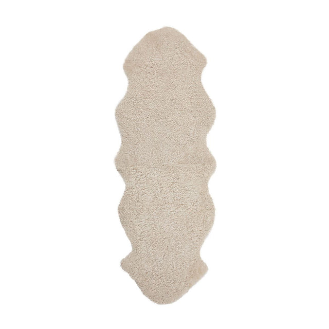 Double Sheepskin Rug | New Zealand | Short Wool curly | 170x60 cm