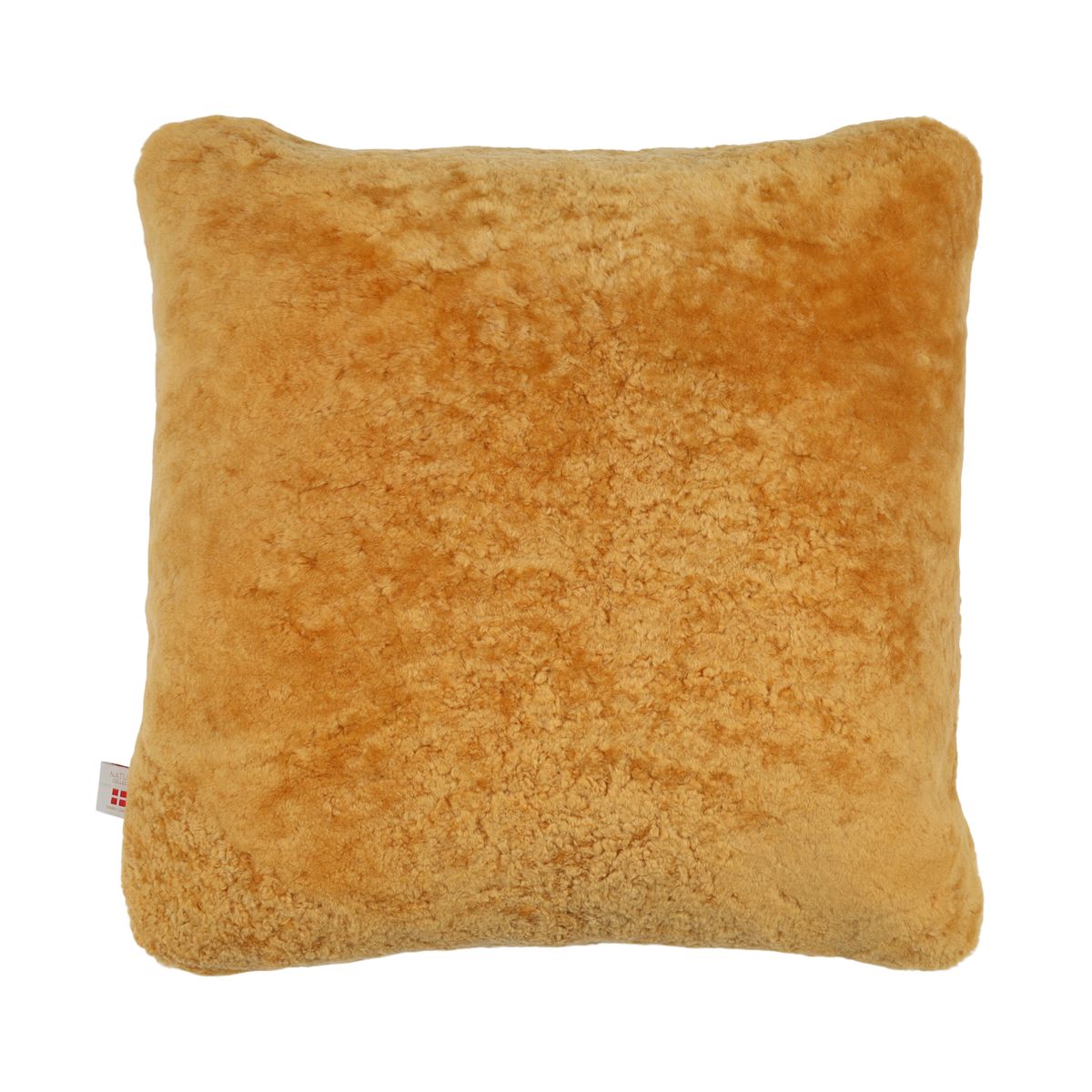 Premium Sheepskin Cushion | Short Wool | New Zealand | Doublesided Mustard Yellow