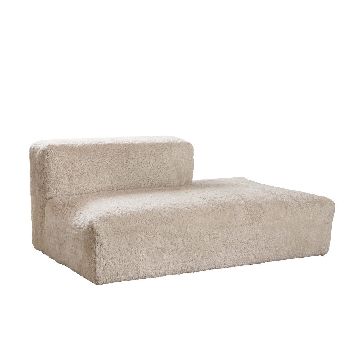 Julian Modular Sofa | Corner, Middle and End Section | New Zealand Curly Pearl
