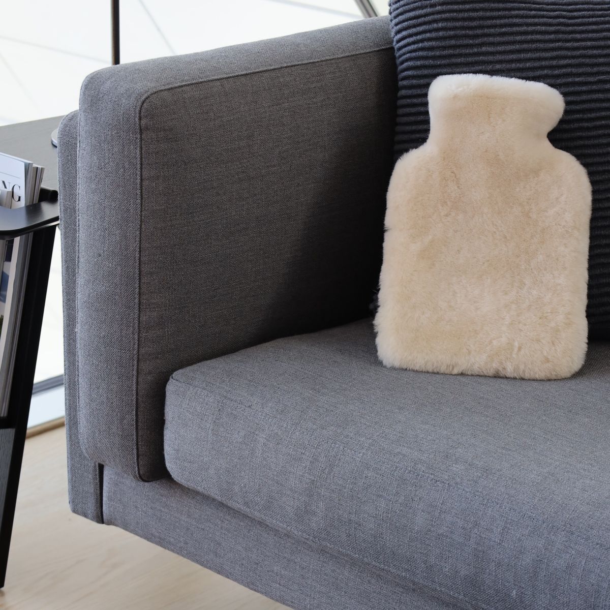 Moccasin Hot Water Bottle Light Purple