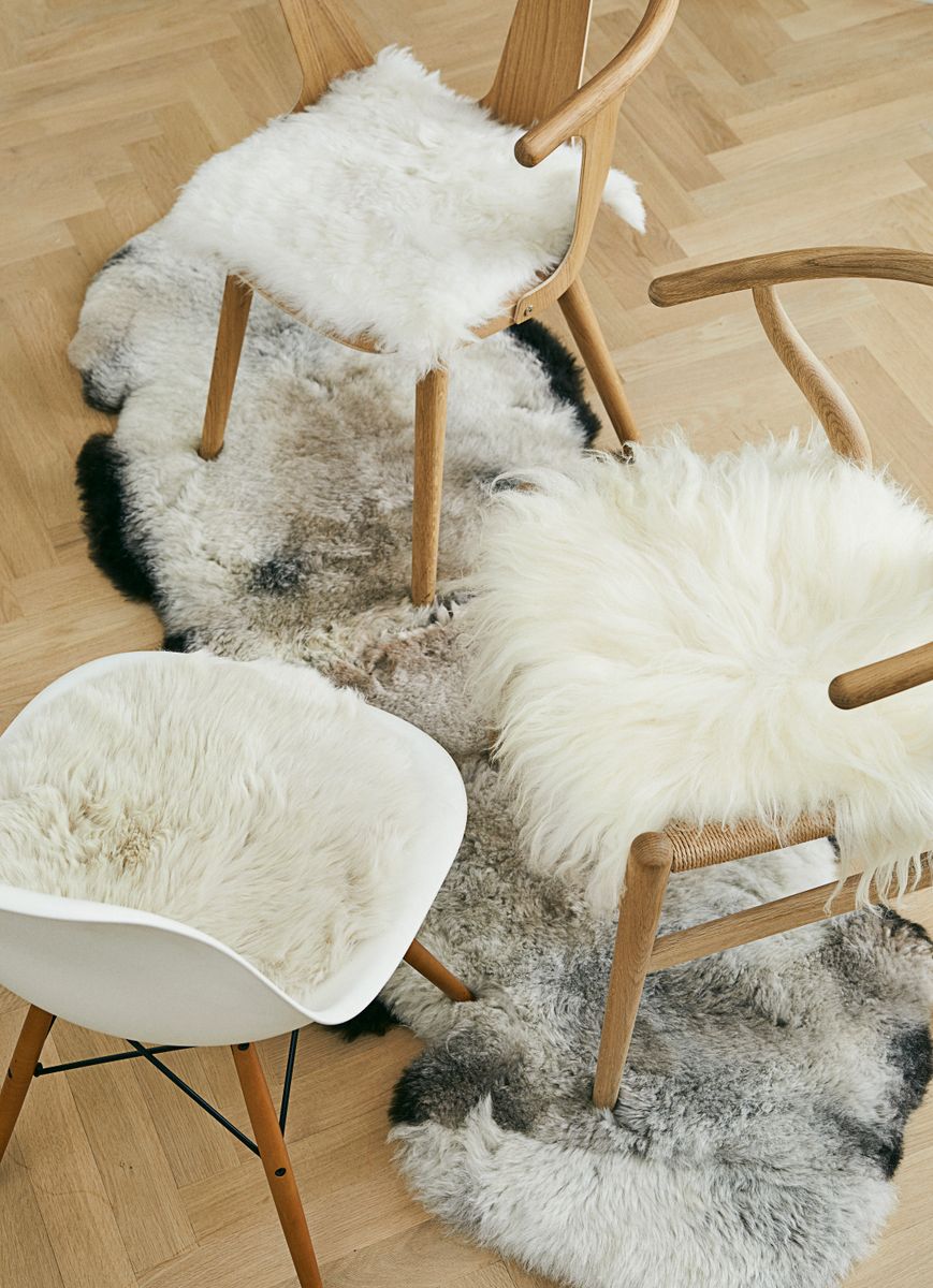 Icelandic Sheepskin | Natural Colors | Short Wool | 180 cm