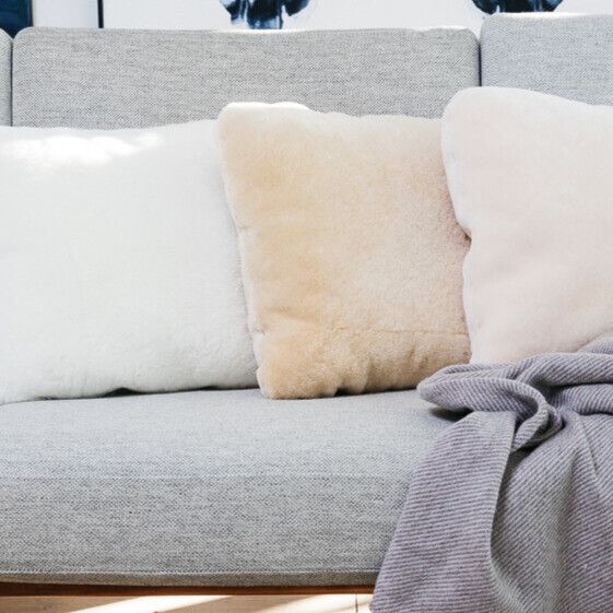 Moccasin Cushion | Doublesided | 40x40 cm Chestnut