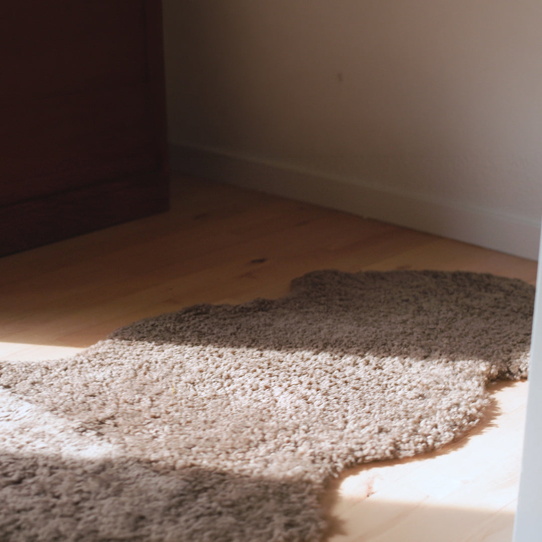 Double Sheepskin Rug | New Zealand | Short Wool curly | 170x60 cm
