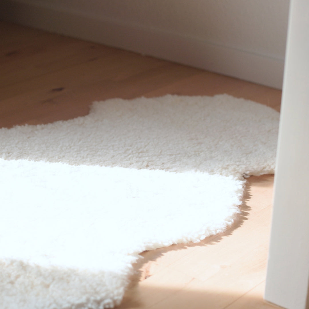 Double Sheepskin Rug | New Zealand | Short Wool curly | 170x60 cm