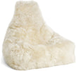 Sheepskin Bean Bag Chair | Long Wool | 100x100x80 cm Ivory