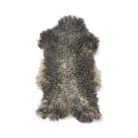 Gotlandic Sheepskin | Long Curly Wool | 90-100 cm