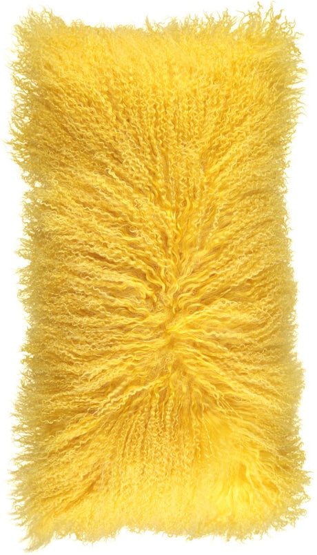 Curly Cushion | 28x56 cm Lemon