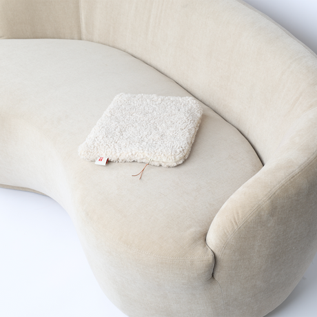 Sheepskin Computer Sleeve | 36x28 cm Pearl