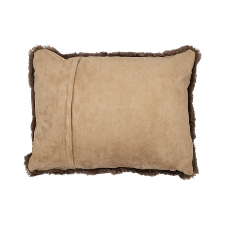 Sheepskin Cushion | Short Wool | New Zealand | 35x45 cm Mushroom