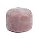 Round Moccasin Pouf | ø55xH46cm Light Purple