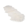 Double Mongolian Sheepskin | 150 x 55 cm Ivory