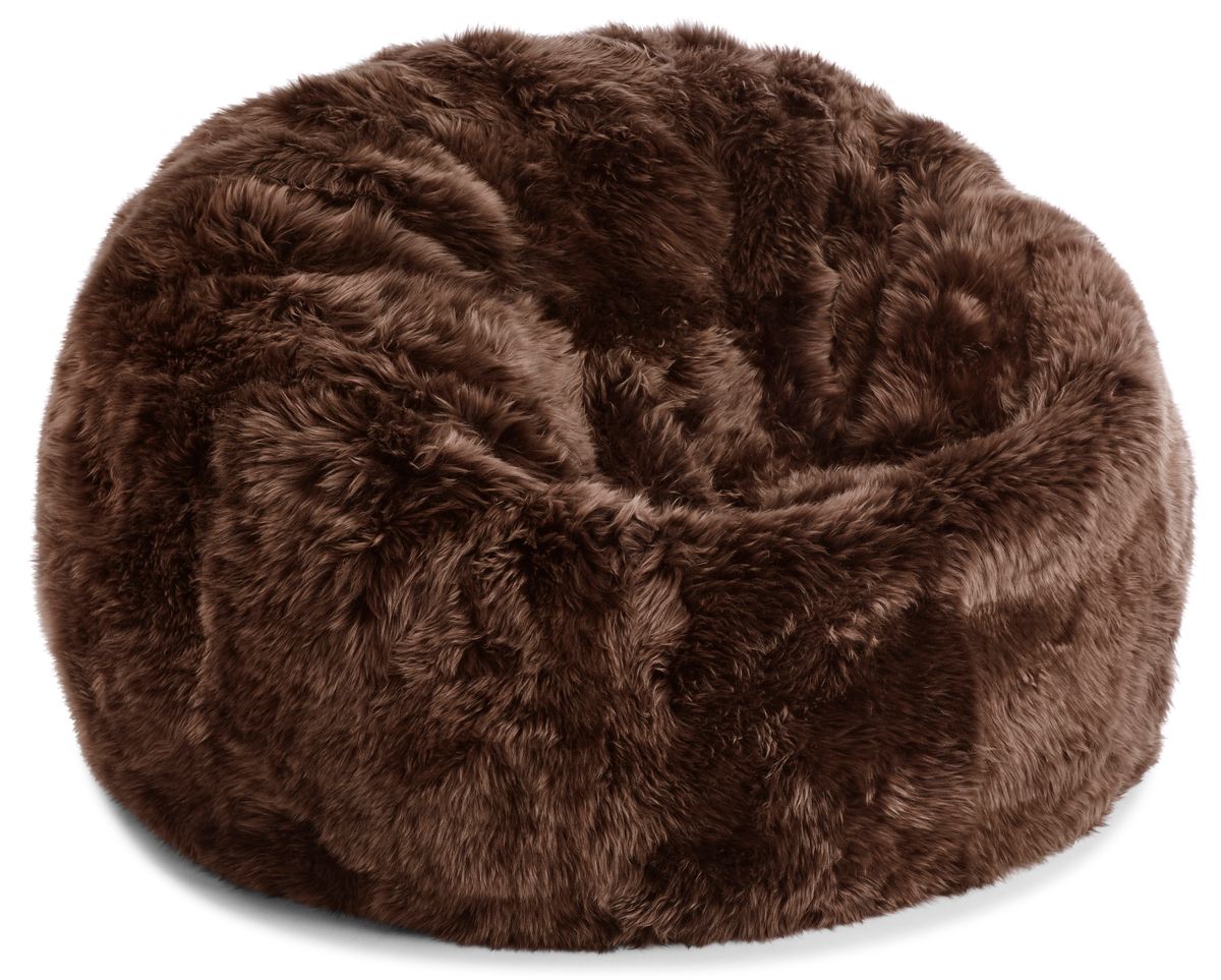 Round Sheepskin Bean Bag | Large - Sheepskinhouse.co.uk