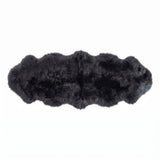 Fellvang Double Lambskin | Long Wool | New Zealand | 160x60 cm Coal