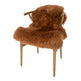 Merino Sheepskin Dyed | New Zealand | approx. 90x60 cm Rusty Brown