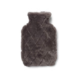 Leaf Hot Water Bottle Dark Grey