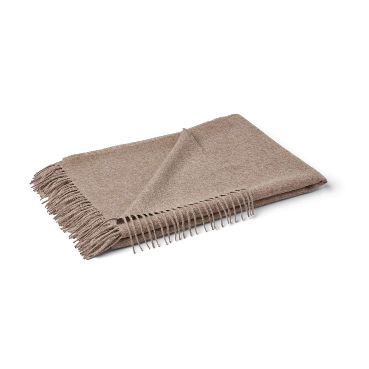 Amanda Throw | Alpaca Wool Mushroom