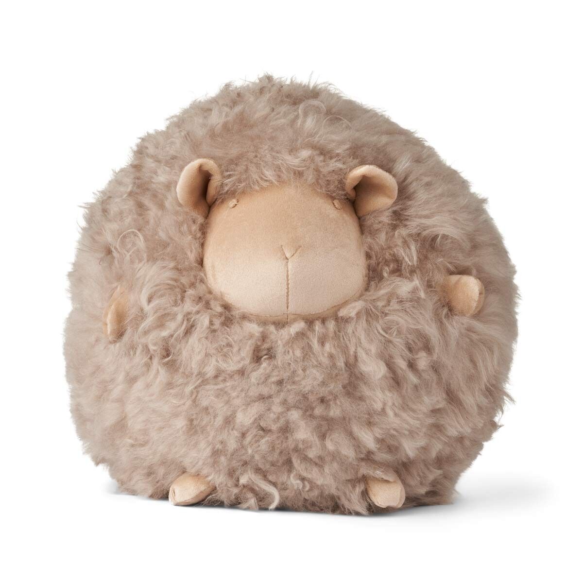 Cute Sheep Cushion | Ø26 cm  Taupe