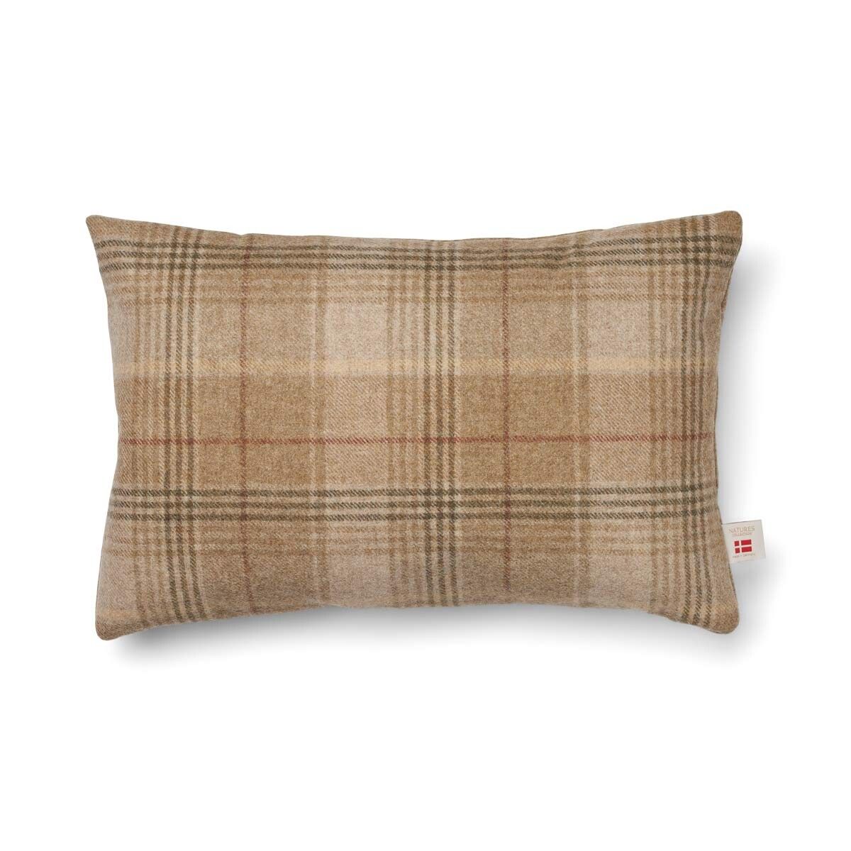 Doublesided Wool Cushion | 52x52 cm | 34x52 cm Sand-Beige