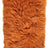 Long-Wool Sheepskin Cushion | 28x56 cm Rust