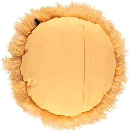 Curly Cake Cushion | Ø38 | Ø45 cm | Ø62 cm Imperial Yellow
