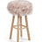 Theo Bar Stool + Cover | Oak Legs | Tibet Sheepskin Dove