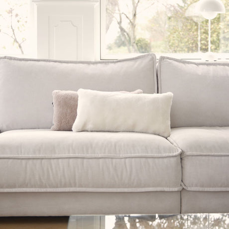 Moccasin Cushion | Doublesided | 28x56 cm Chestnut