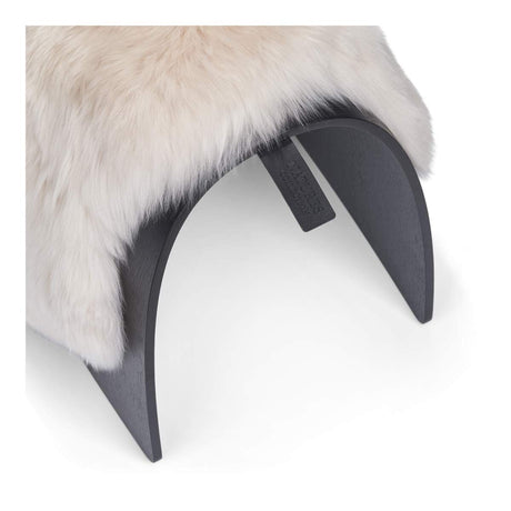 Sheep Stool Cover | Long Wool Linen