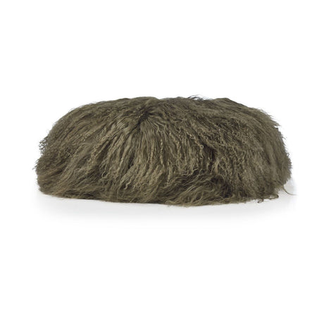 Tibetan Stool Cover | Ø35xH17 cm Hedge Green