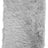 Long-Wool Sheepskin Cushion | 28x56 cm Light Grey