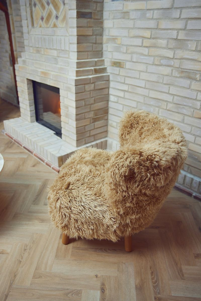 Emil Lounge Chair | Long Wool